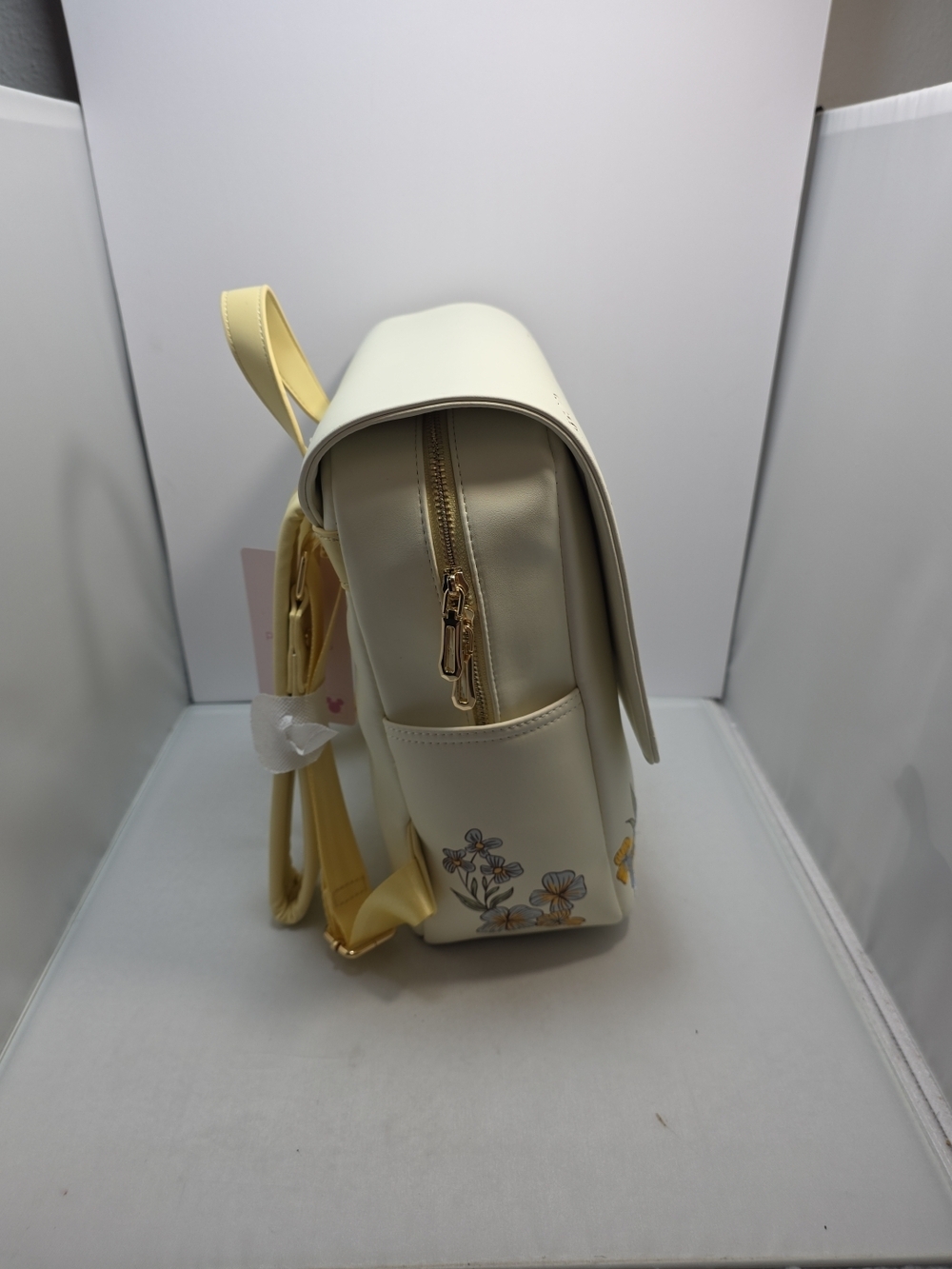 Disney Beauty & The Beast Belle & Philippe Floral Mini Backpack NWT - Picture 4 of 6
